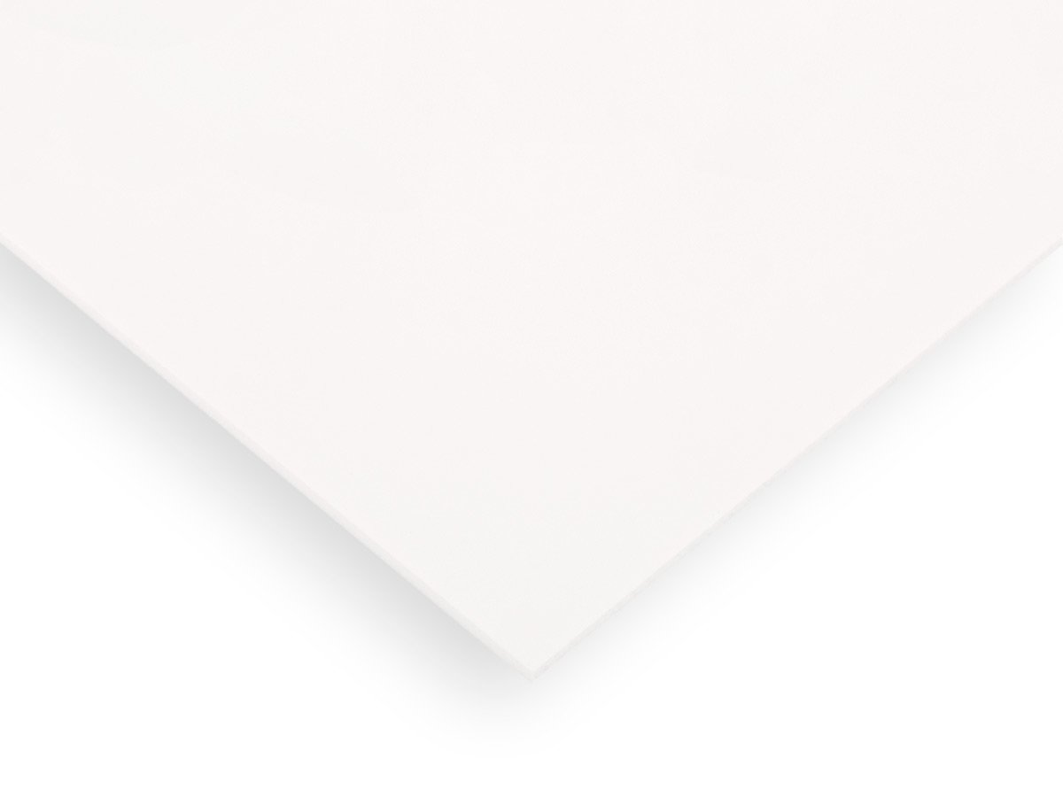 Craft Plastic Sheet | White 7508 Cast Paper-Masked (Translucent)