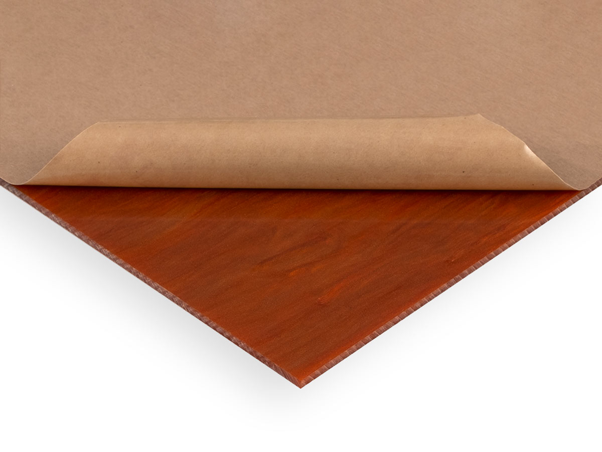 Acrylic Sheet | Marble Brown L402 Cast Paper-Masked