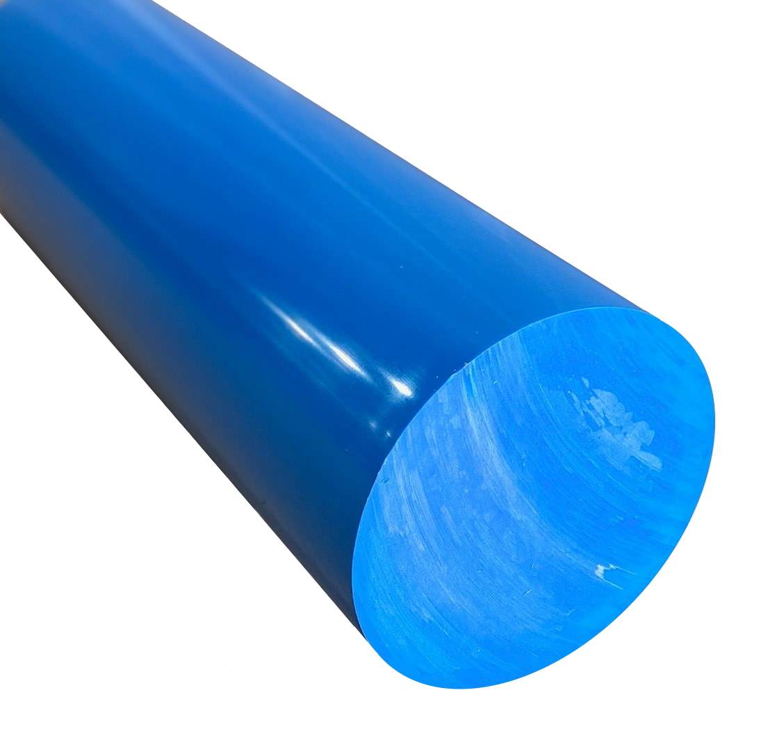 Blue Acetal Rod | FDA Compliant Copolymer Acetal