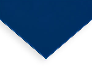 Craft Plastic Sheet | Blue 2050 Cast Paper-Masked (Translucent 1%)