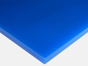 Acrylic Cast Paper Mask Sheet | 3% Translucent 2114 Blue