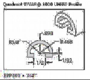 UHMW NATURAL HALF ROUND-EPP301