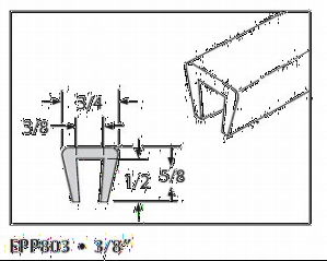 UHMW NATURAL SNAP-ON-EPP803