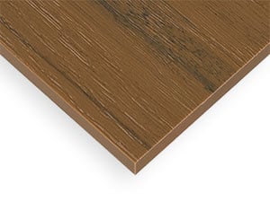 TimberLine Teak Woodgrain HDPE Sheet - Cut-to-Size