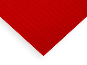 Polycarbonate Twinwall Red Tra