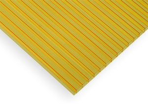 Polycarbonate Twinwall Yellow Translucent