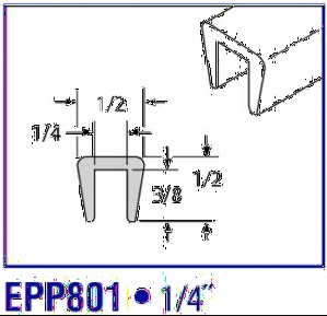 UHMW NATURAL SNAP-ON-EPP801