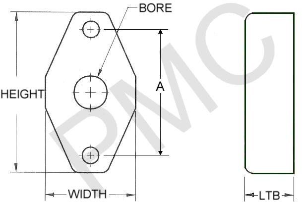 FLANGE BEARINGS | 2 BOLT (OIL FILLED NYLON)