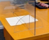Acrylic Desktop Protective Shield | Vertical Sneeze Guard Image 3