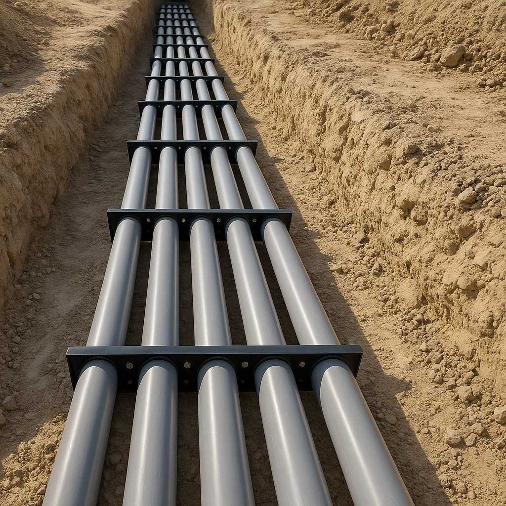 Underground Conduit and Duct Support Materials