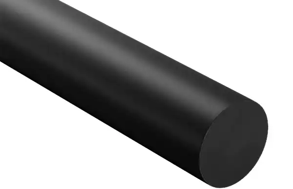 Black Extruded Nylon Rod