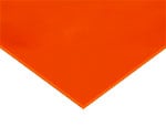 2119 Orange Cast Acrylic Sheet
