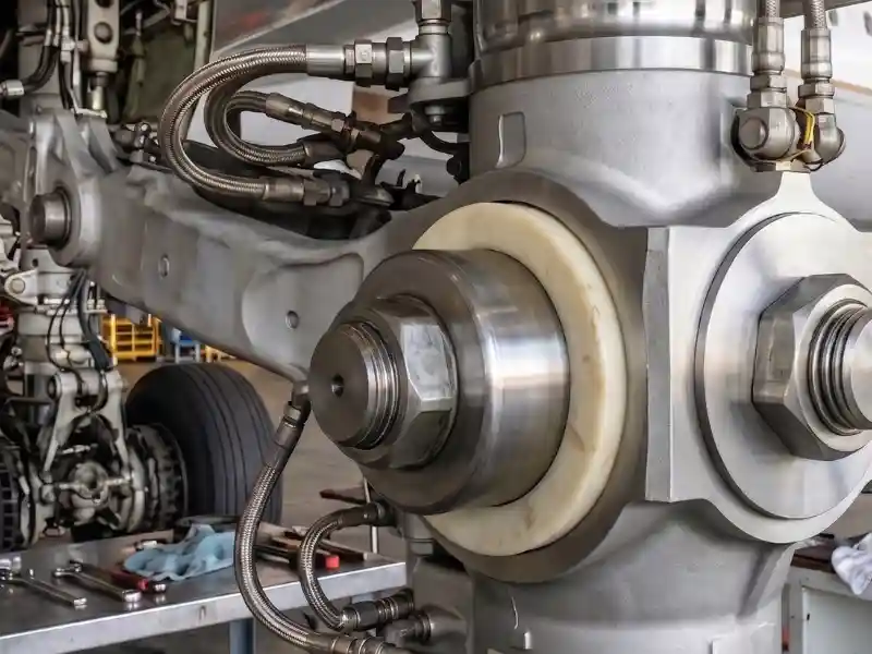 A bushing made of nylon used for landing gear.
