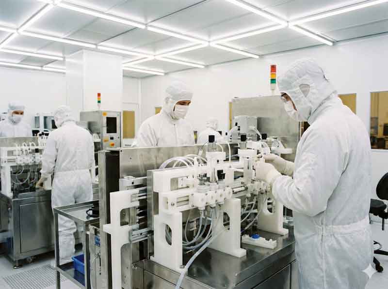 Photo of a cleanroom.