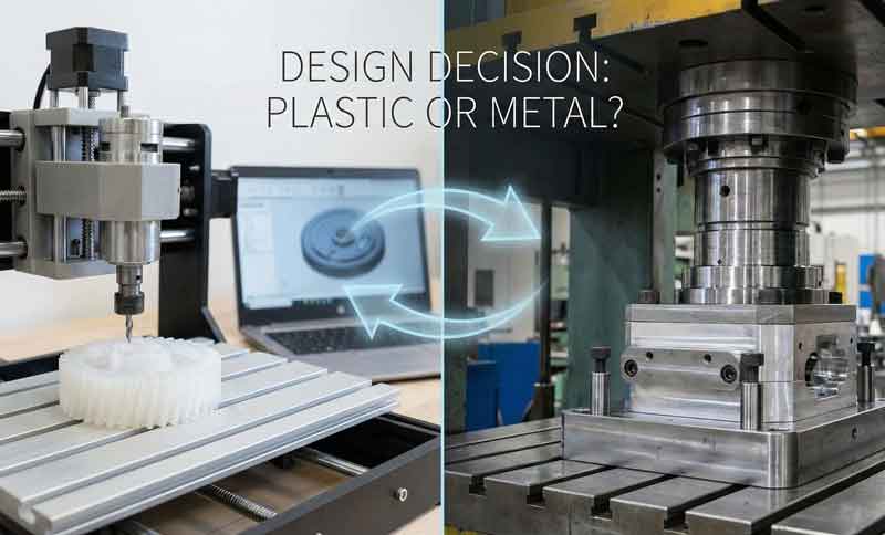Design decision: plastic or metal?