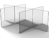 Break Room Table Dividers