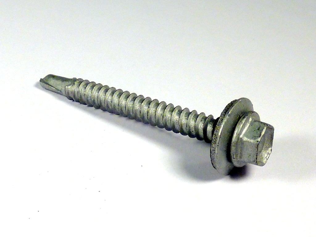 #12 Polygal<sup>&reg;</sup> Self Drilling Hex Screw (100 Count) Image 2