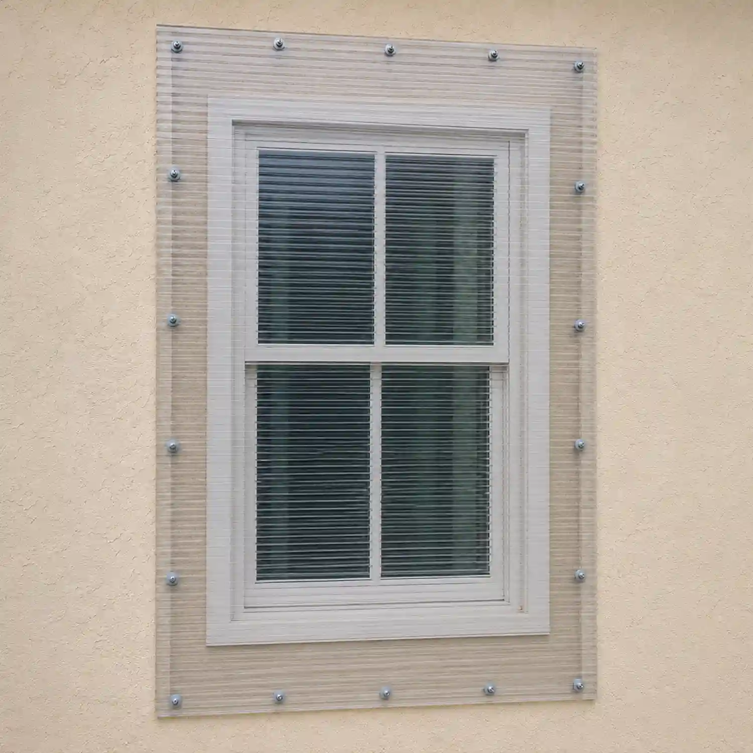 16MM Polycarbonate Hurricane And Storm Panel - Full Sheet Image 3