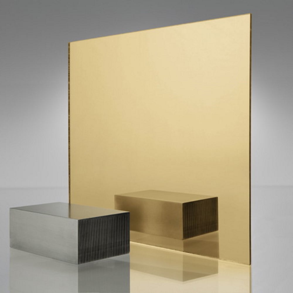 ACRYLIC PLEXIGLASS MIRROR | #1300 GOLD ACRYLIC SHEET