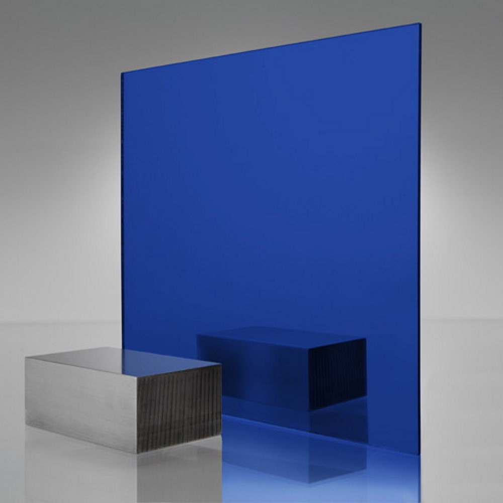 ACRYLIC PLEXIGLASS MIRROR | #2424 TRANSPARENT BLUE ACRYLIC SHEET