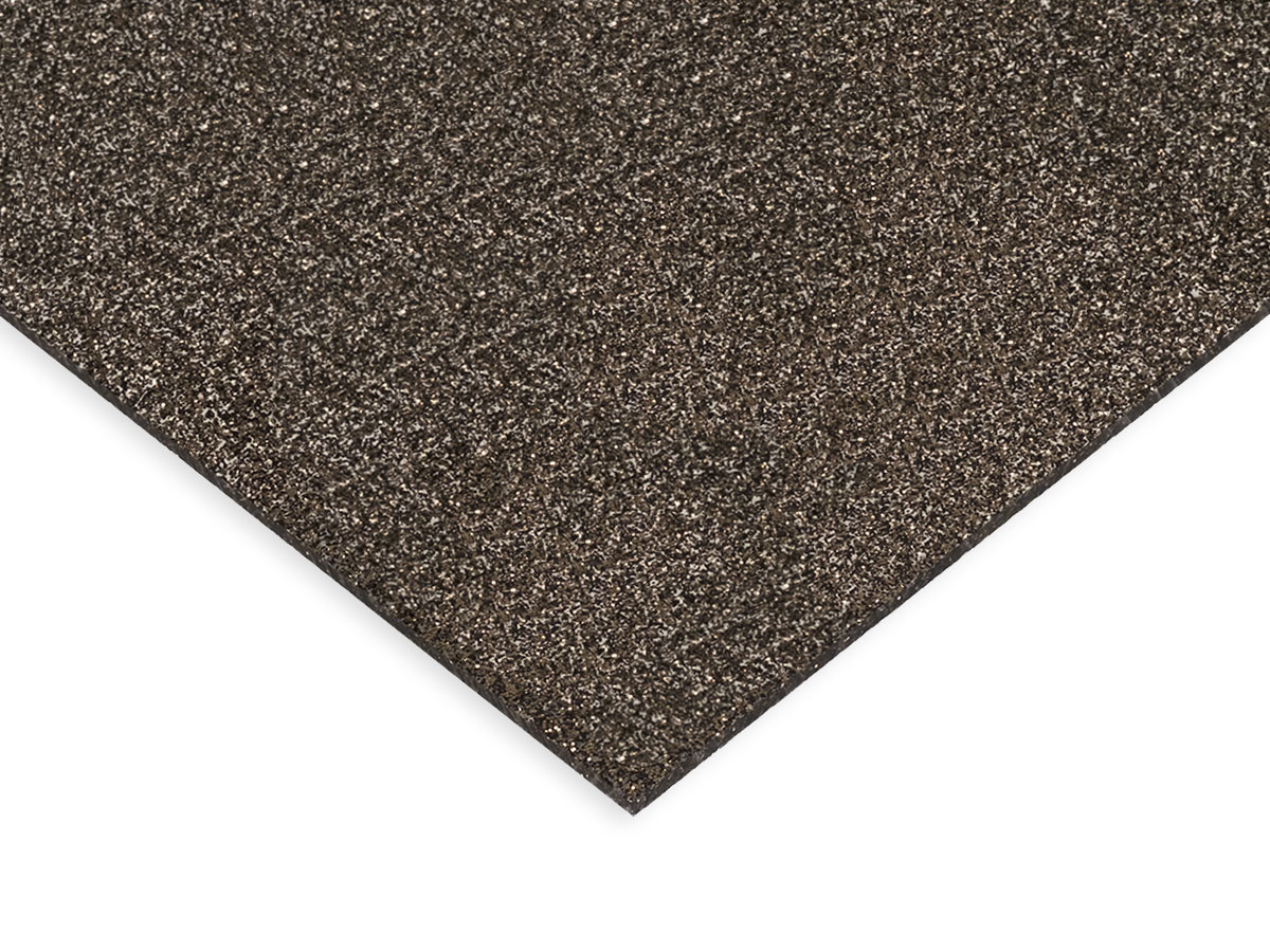 Acrylic Sheet | Black-Silver Glitter
