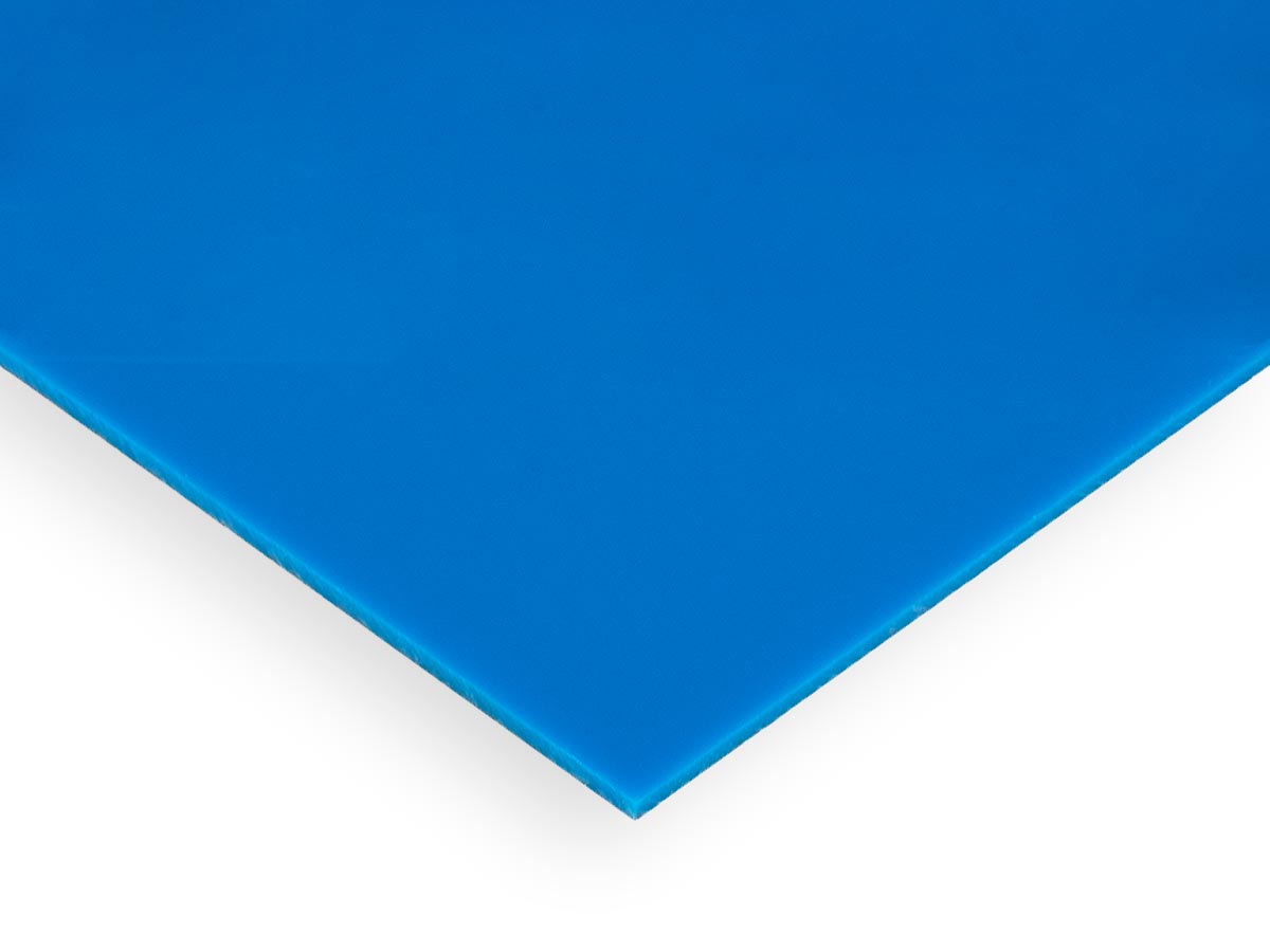 Acrylic Sheet | Blue 2648 (Opaque) Cast Paper-Masked