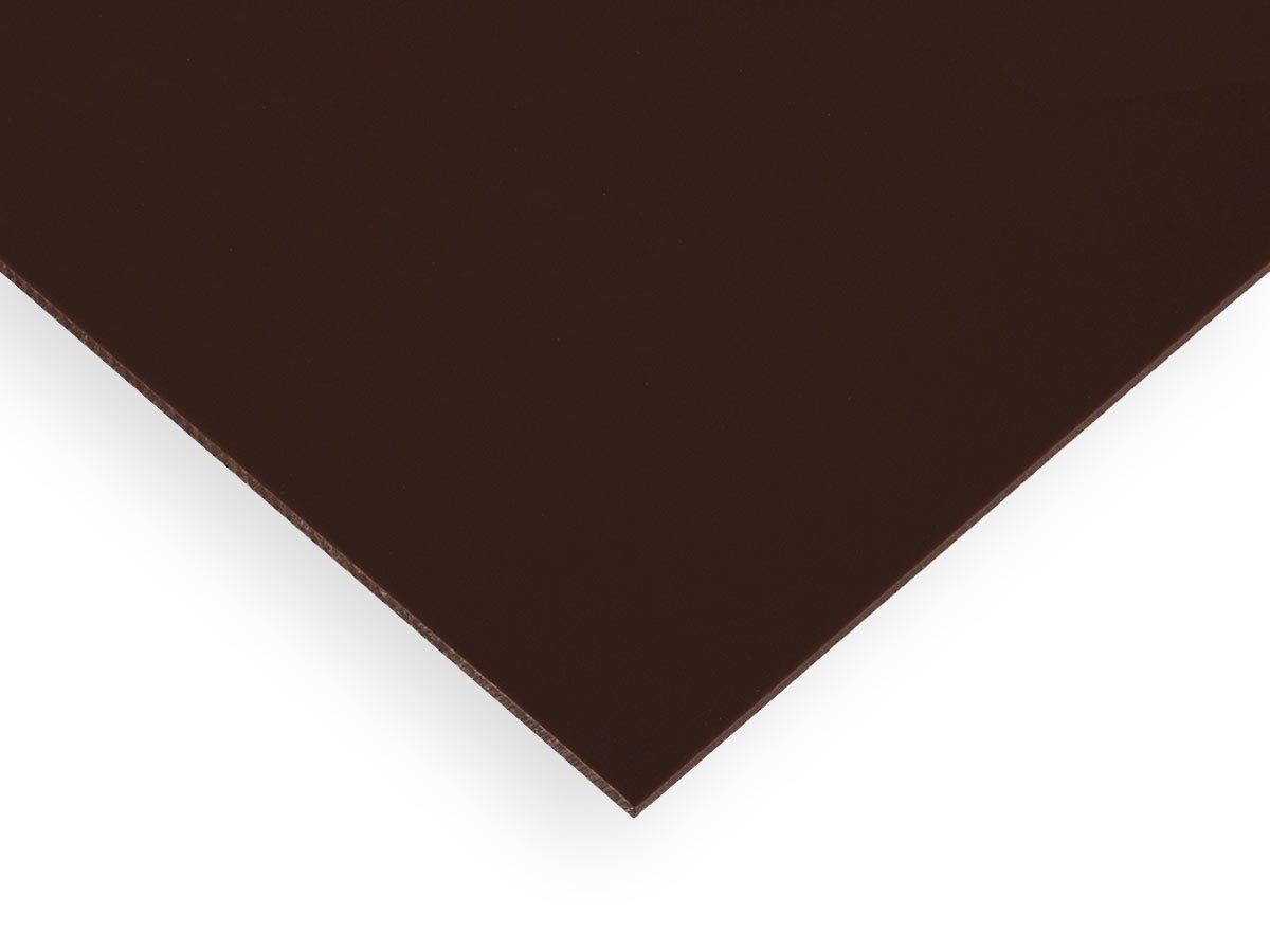 Acrylic Sheet | Brown 2418 Cast Paper-Masked (Opaque)