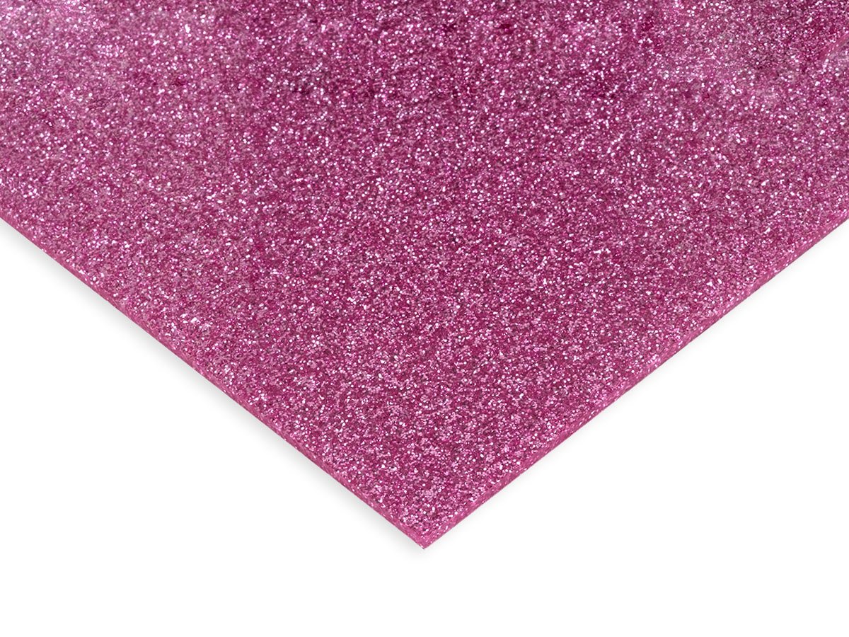 Acrylic Sheet | Pink Glitter