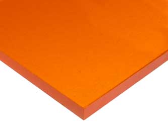 Acrylic Sheet | Amber 2422 (Transparent) Cast Paper-Masked Image 2