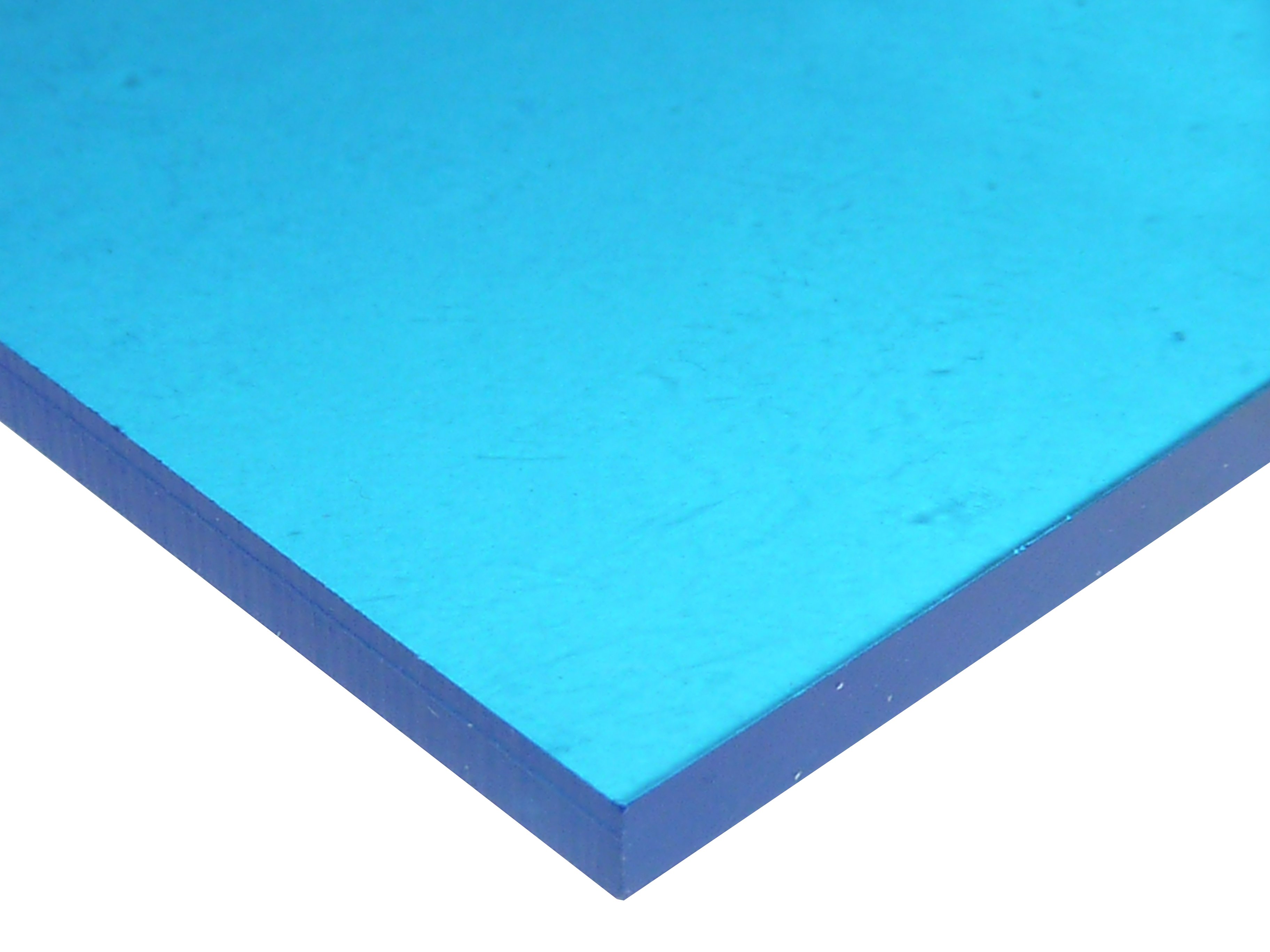 Acrylic Sheet | Blue 2069 Cast Paper-Masked (Transparent 55%)