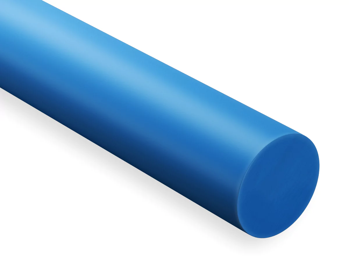 Blue Acetal Rod | FDA Compliant Copolymer Acetal