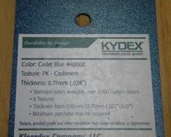 KYDEX<sup>&reg;</sup> T SHEET | CADET BLUE #42000 Image 4