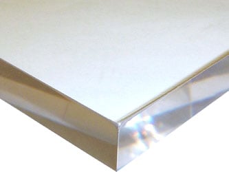 Acrylic Sheet | Clear AR1 Extruded Paper-Masked Image 2
