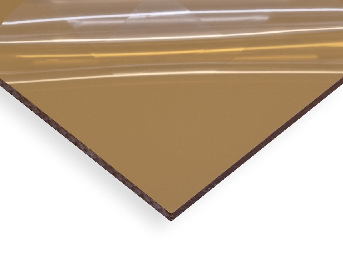 Gold Acrylic Extruded Mirror Sheet