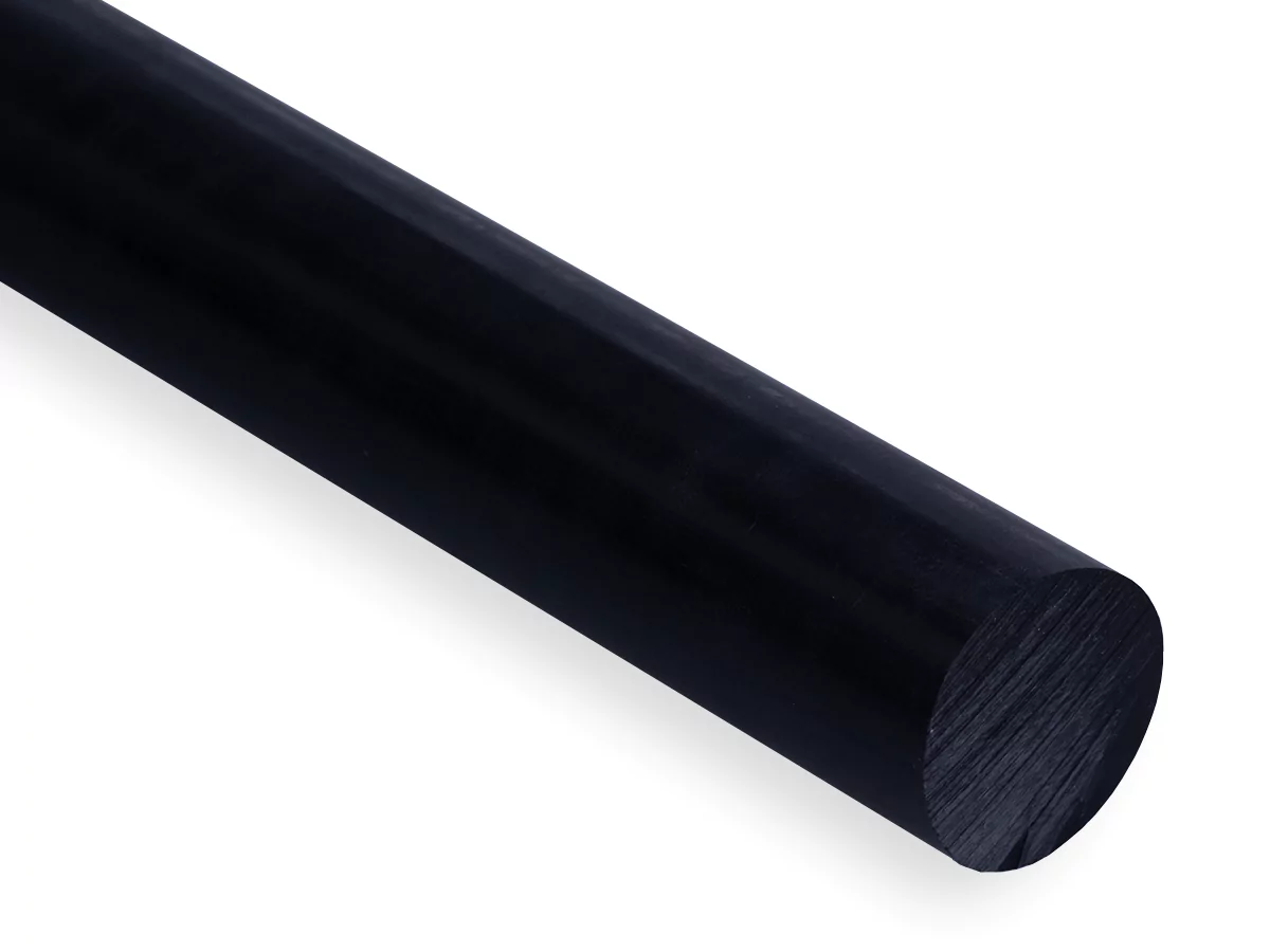 Delrin&reg; Rod | Black Acetal Homopolymer