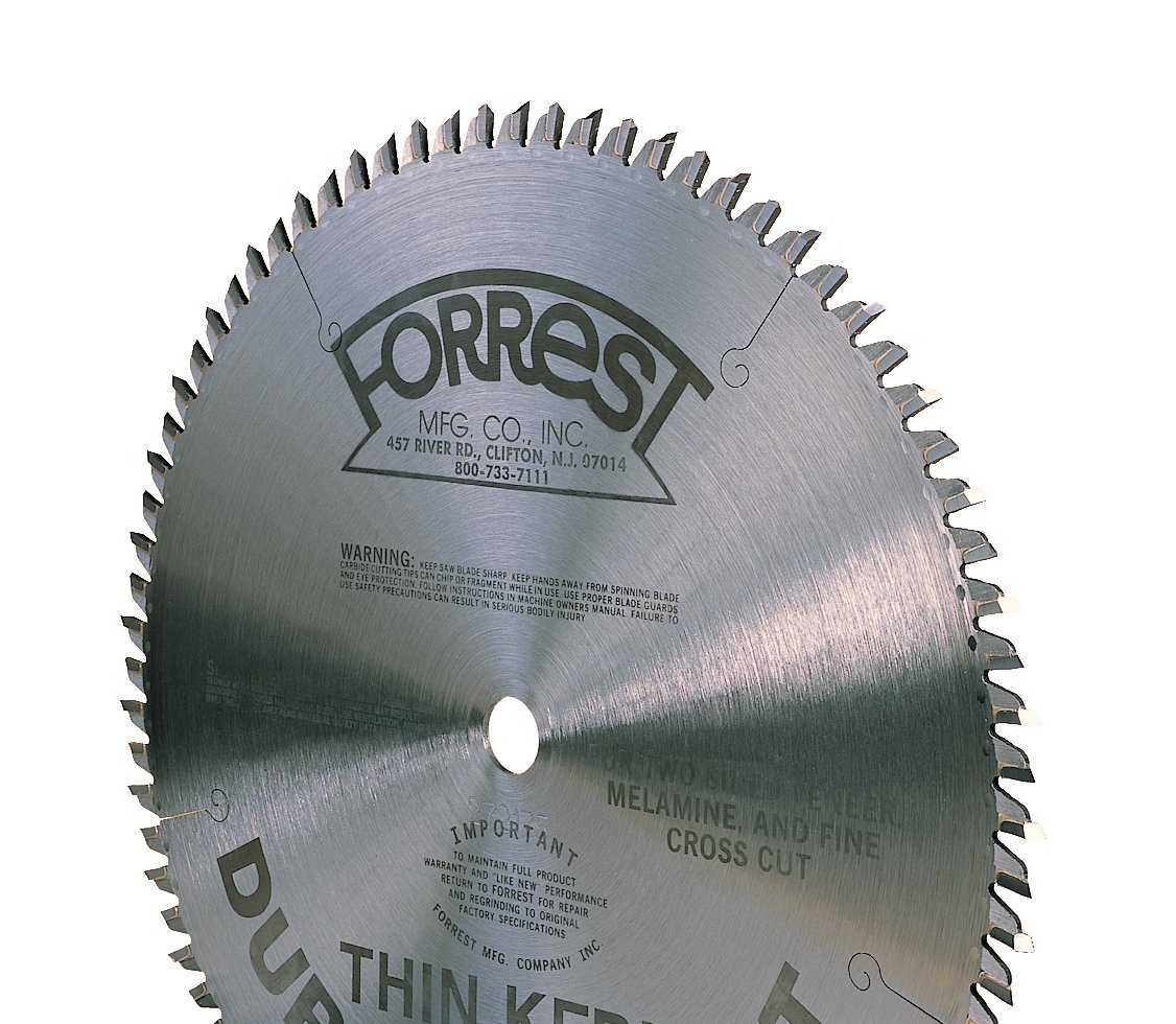 FORREST NO-MELT SAW BLADES