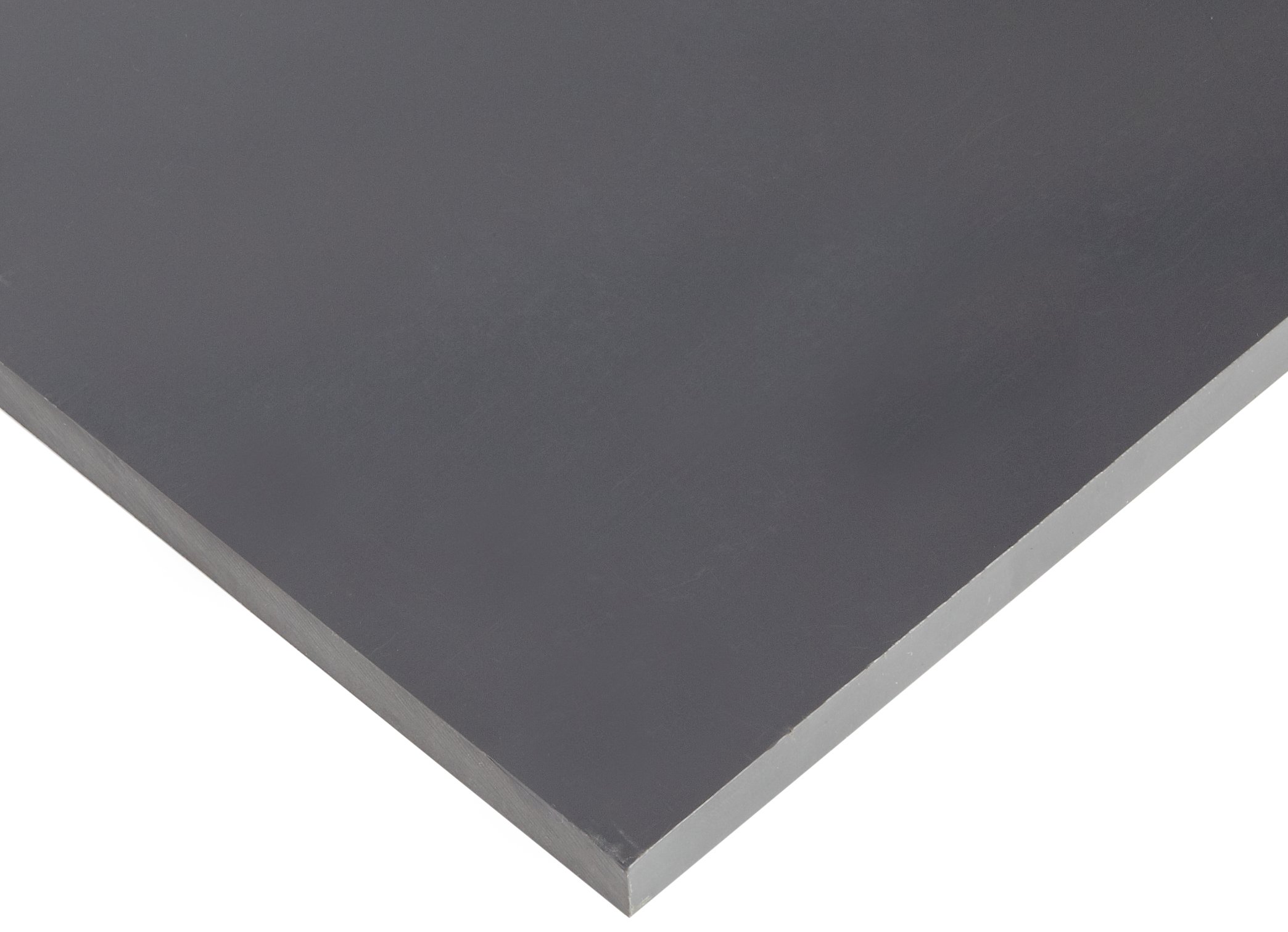 .750" x 12" x 24" Gray Color PVC Sheet Plastic Polyvinyl Chloride Panel Plate 