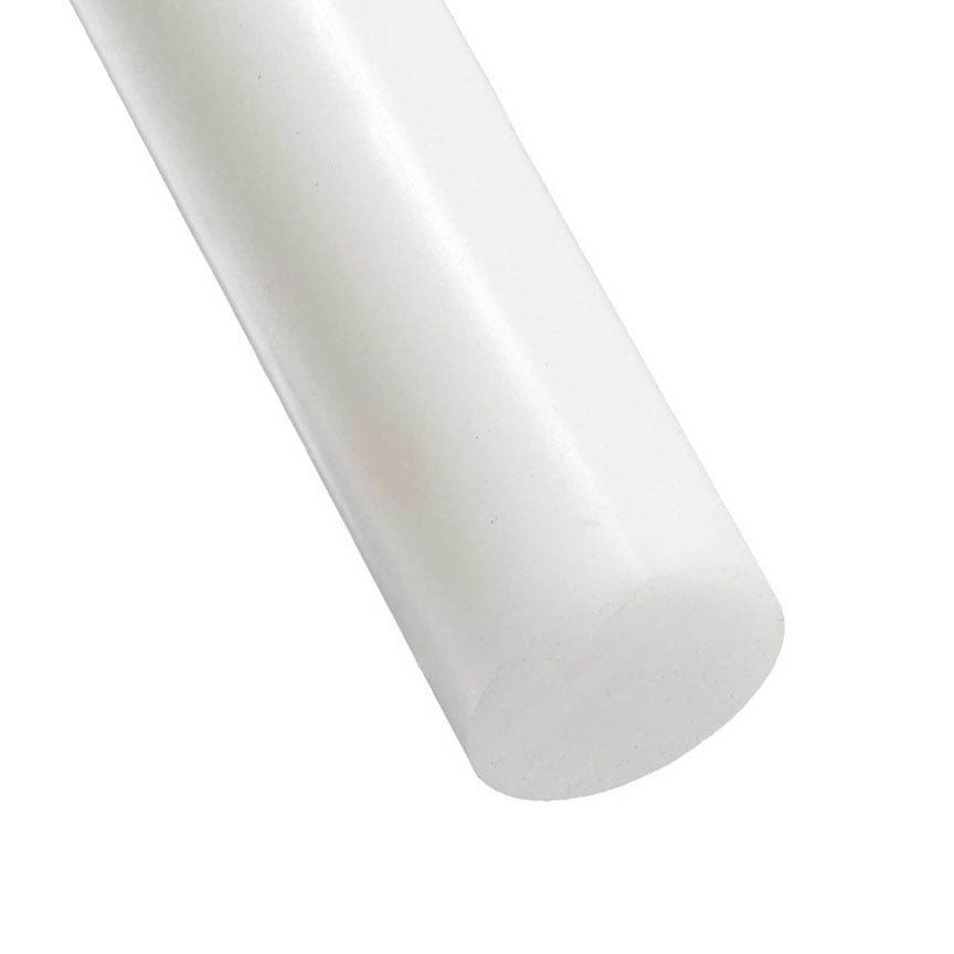 H D P E PLASTIC ROD 70 mm Diameter x 500 mm,1/2 a metre long white COLOR 
