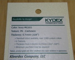 Kydex<sup>&reg;</sup> T Sheet | Ivory #62015 Image 4
