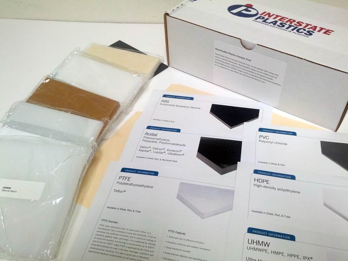 MACHINABLE PLASTICS MATERIAL SAMPLE PACK