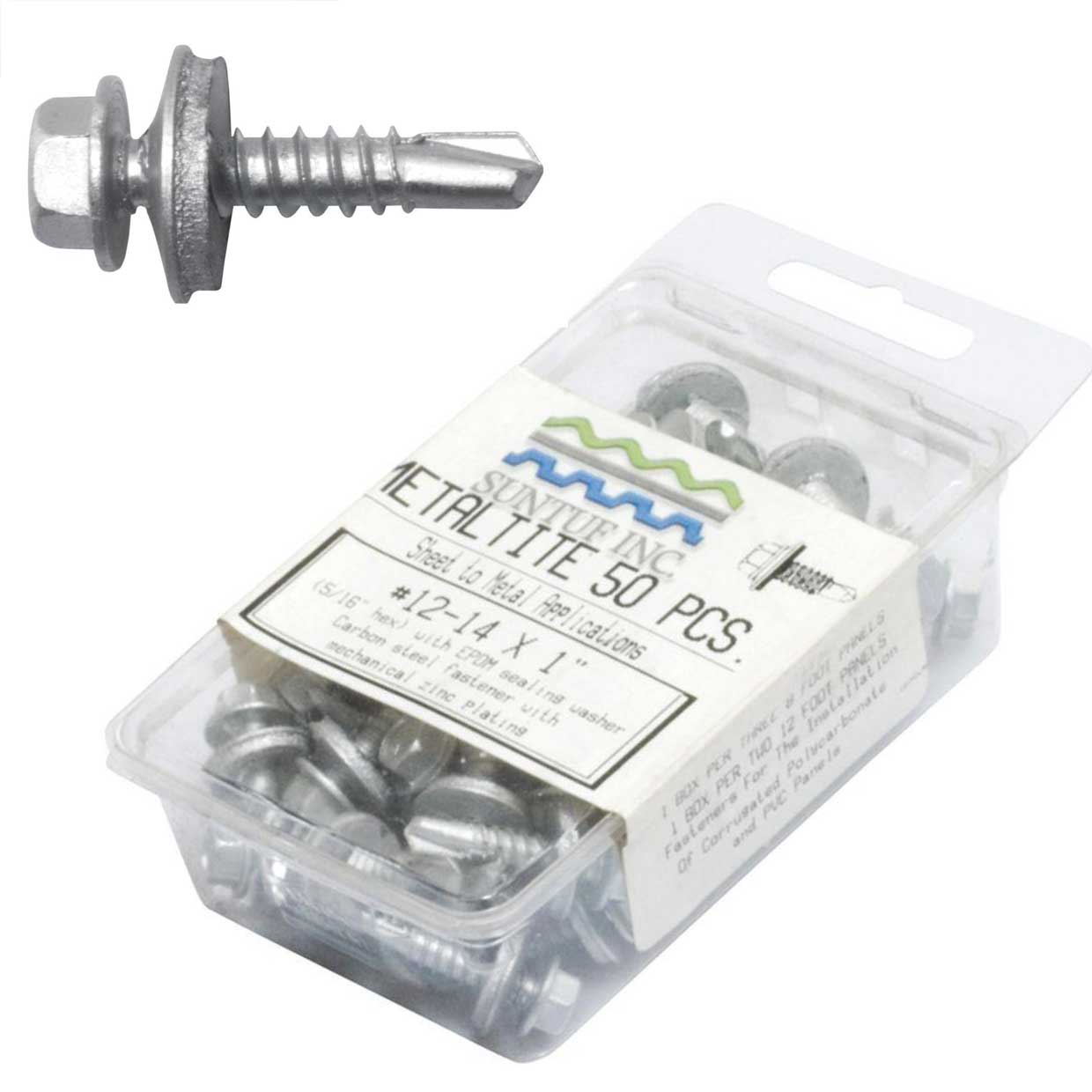 METALTITE 1 INCH METAL SCREW FASTENERS