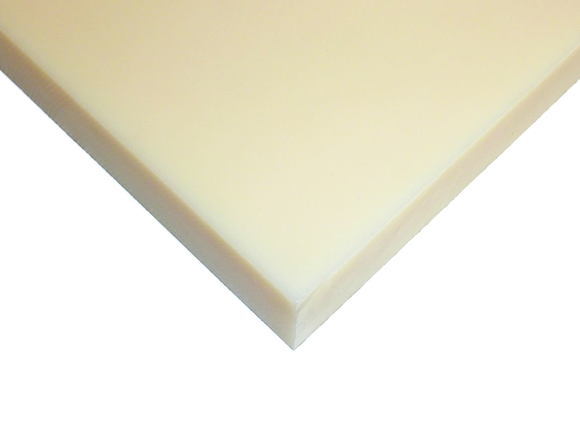 Yellow ABS Machinable Plastic Sheet 1.050" Thick x 7.5" x 7.5" 