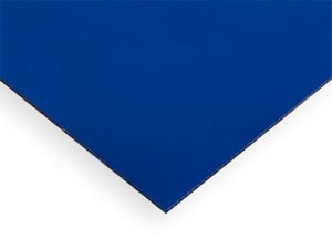 Craft Plastic Sheet | Blue 2424 Cast Paper-Masked (Transparent 7%)