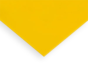 12 x 20 Yellow 2037 Cast Acrylic Sheet