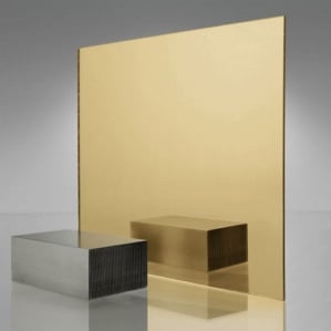 ACRYLIC PLEXIGLASS MIRROR | #1300 GOLD ACRYLIC SHEET