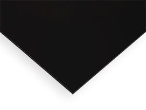 Acrylic Sheet | Black 2025 / 9RK01 (Opaque) Cast Paper-Masked