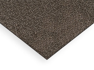 12 x 20 Black-Silver Glitter Cast Acrylic Sheet