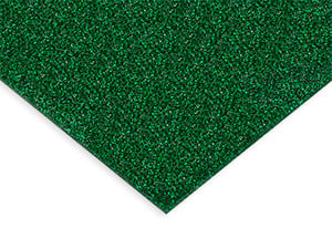 12 x 20 Green Glitter Cast Acrylic Sheet