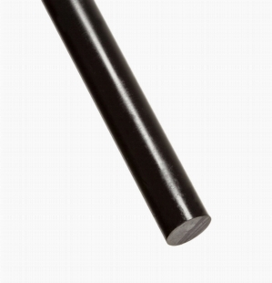 Opaque Black 6 Length Polyphenylene Oxide ASTM D4349 PPE220 Round Rod Noryl EN-265 Round Rod PPO Standard Tolerance Opaque Black 3//4 Diameter