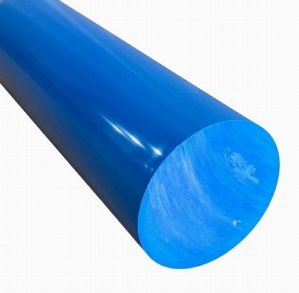 Blue Acetal Rod | FDA Compliant Copolymer Acetal